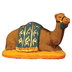 image: Dromedary lying down, blue