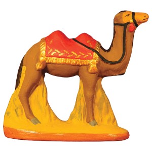 image: Camel with red blanket