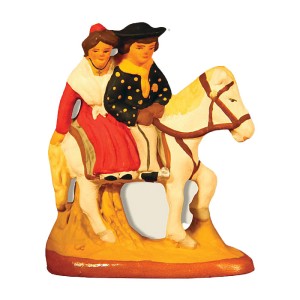 image: Herdsman and arlésienne riding