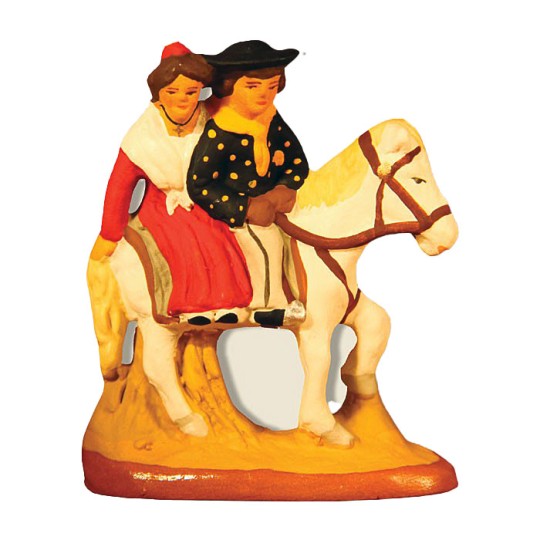 image: Herdsman and arlésienne riding