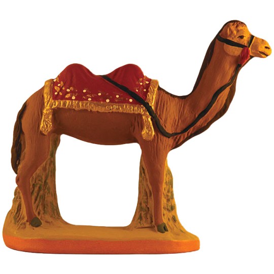 image: Camel with red blanket