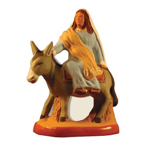 image: Blessed Virgin on donkey going to Bethléhem