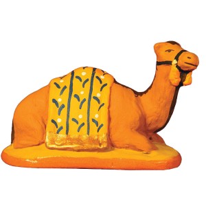 image: Dromedary lying down, yellow