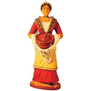 image: Woman carrying provencal dish