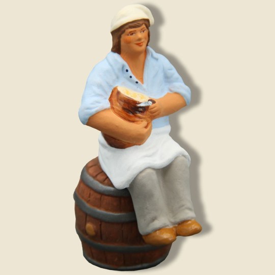 image: Sitting and Crunching Bread and Barrel