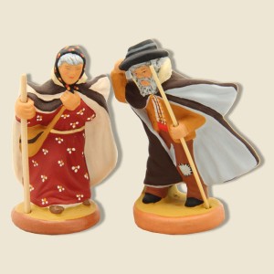 image: Sheperdess  & Shepherd in the Crau area (brown)