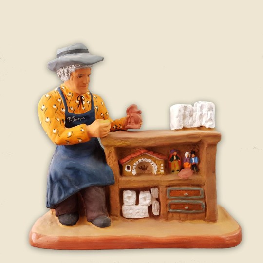 image: Crib figurine maker Paul Fouque