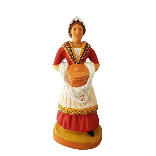 image: Woman carrying provencal dish