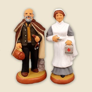 Doctor and Nurse 9 cm