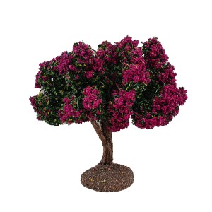 Arbre fleuri fushia