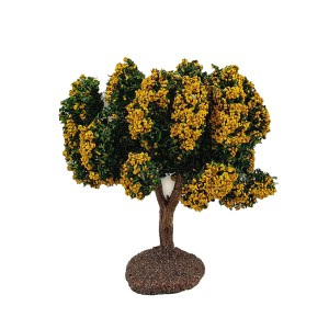 Arbre fleuri jaune