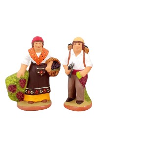 image: vendangeurs couple 6 cm