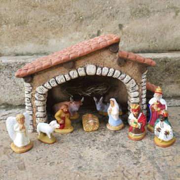 Crèche composition 6 cm - medium