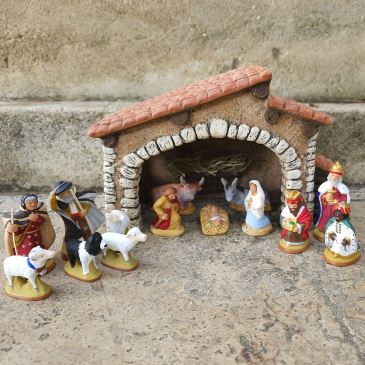 Stable Nativity set 6 cm