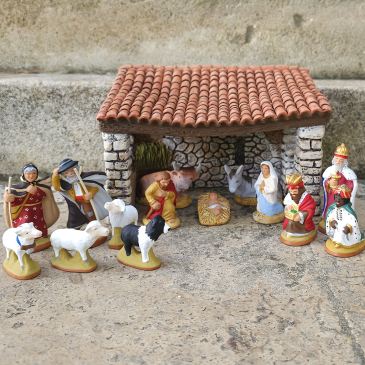 Crèche composition 6 cm - XL