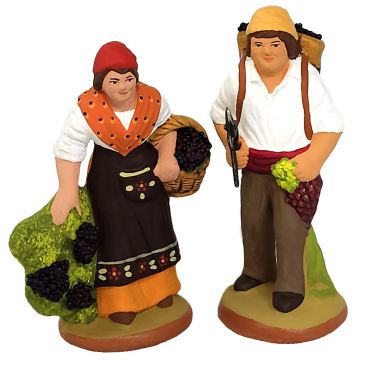 Grape pickers 9 cm