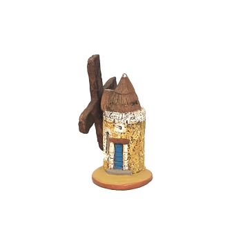 Moulin perpective hauteur 6 cm (argile)