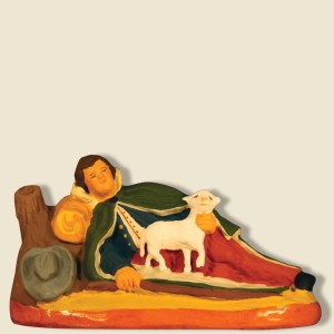 image: Shepherd lying