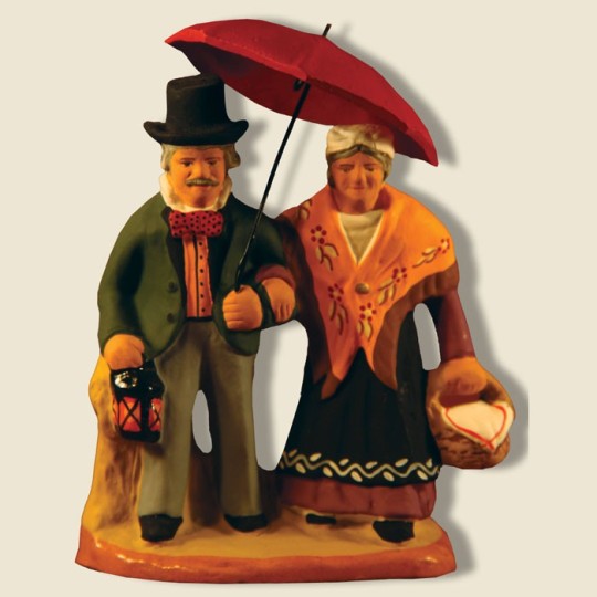 image: Couple with umbrella