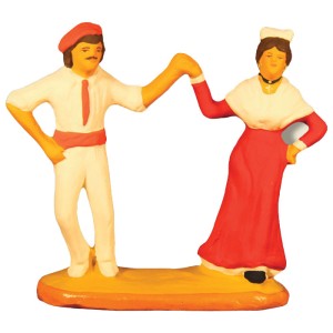 image: Couple dancing the farandole