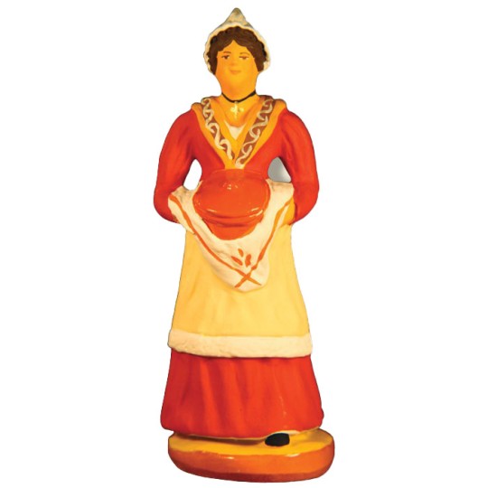 image: Woman carrying provencal dish