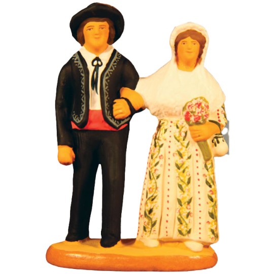 image: Provencal bride and groom