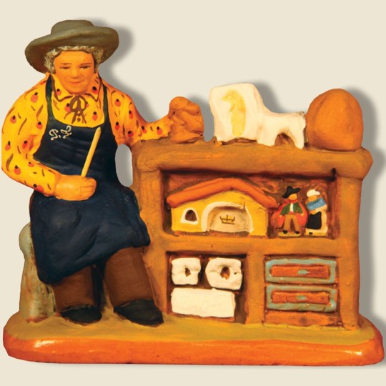 image: Crib figurine maker Paul Fouque