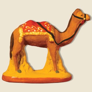 image: Camel with red blanket