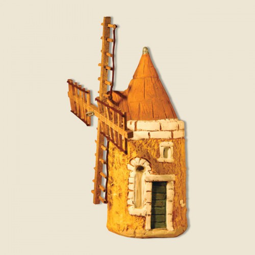 image: Moulin hauteur 15cm (argile)